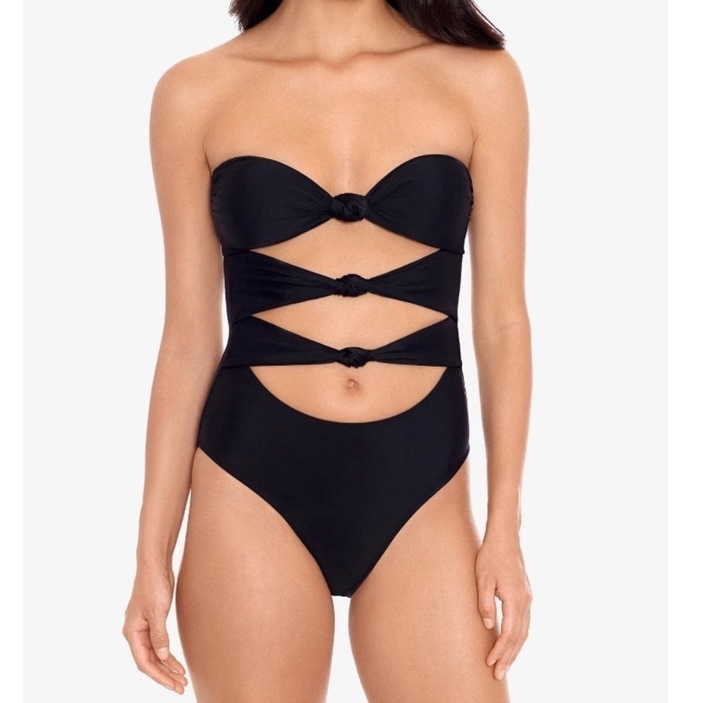 Salt + Cove Front Ties One Piece Swimsuit
